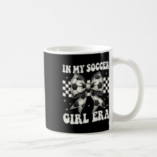 In meiner Fußball-Mädchen-Ära Kokette Schleife Fuß Kaffeetasse