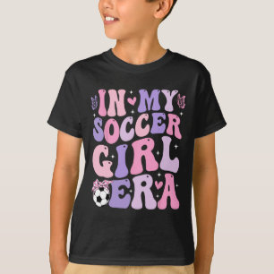 In meiner Fußball-Mädchen-Ära Retro-groovy Fußball T-Shirt