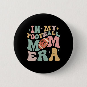 In meiner Fußball-Mama Era Funny Retro Halloween S Button