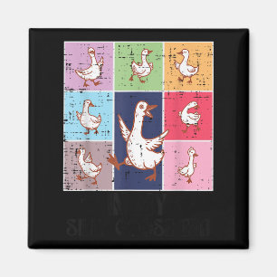 In meiner Gänsezeit Albern Retro Meme Honk Animal Magnet