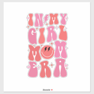 In meiner Girl-Mama Zeitalter Retro Groovy Muttert Aufkleber