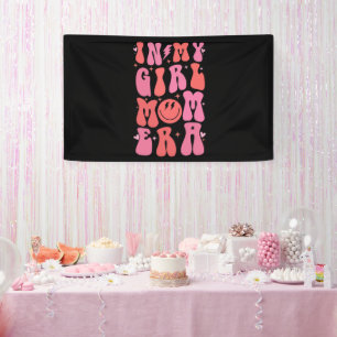 In meiner Girl-Mama Zeitalter Retro Groovy Muttert Banner