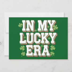 In meiner glücklichen Era Saint Patrick's Day Fami Einladung