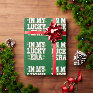 In meiner glücklichen Era Saint Patrick's Day Fami Geschenkpapier