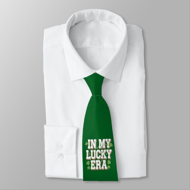 In meiner glücklichen Era Saint Patrick's Day Fami Krawatte (Gebunden)