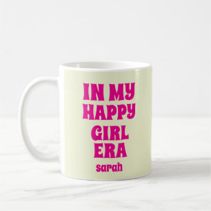 IN MEINER GLÜCKLICHEN MÄDCHENZEIT PERSONALISIERTER KAFFEETASSE
