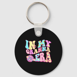 In meiner Granna Era Sarcastic Groovy Retro Disco Schlüsselanhänger