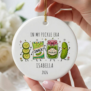 In meiner Gurken-Ära Personalisiert Keramik Ornament
