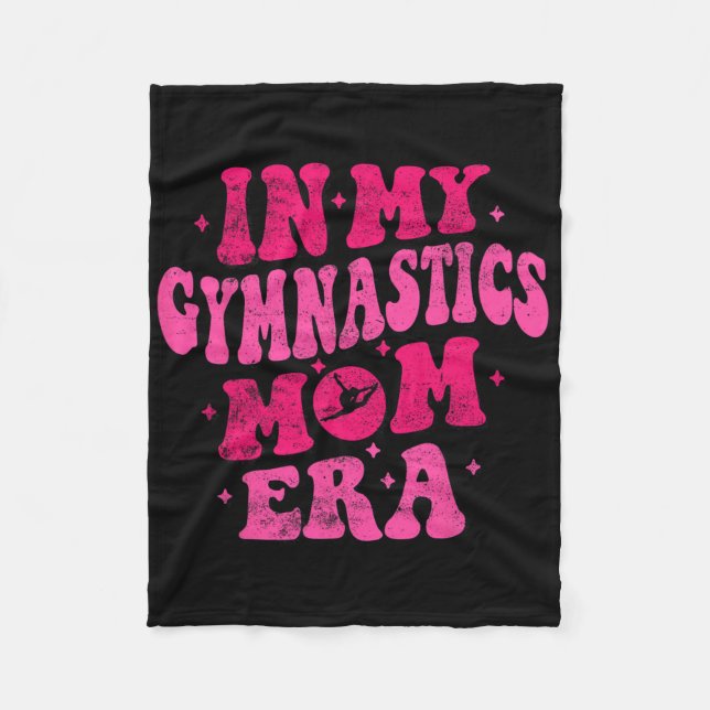 In meiner Gymnastik Mama Erbe Funny Gymnastics Mam Fleecedecke (Vorderseite)