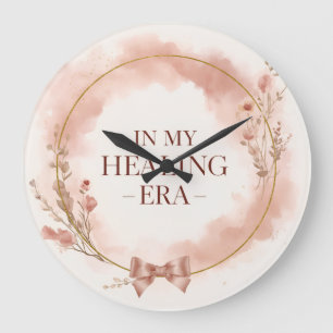 In meiner heilenden Ära Elegante Selbstliebe Große Wanduhr