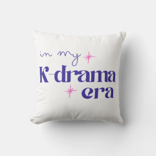In Meiner Kdrama-Ära-Typografie Moderner Wurfkisse Kissen