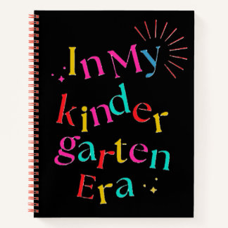 In meiner Kindergarten-Ära – Bunt und süß Notizbuch