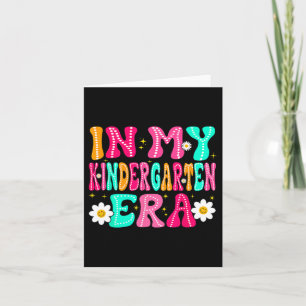 In meiner Kindergartenzeit Zurück zur Schule Kinde Karte