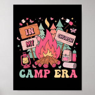In meiner Kirchenlager-Ära Sommerferien Camping-Tr Poster
