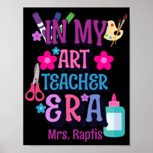 In meiner Kunstlehrerzeit Personalisiert Poster