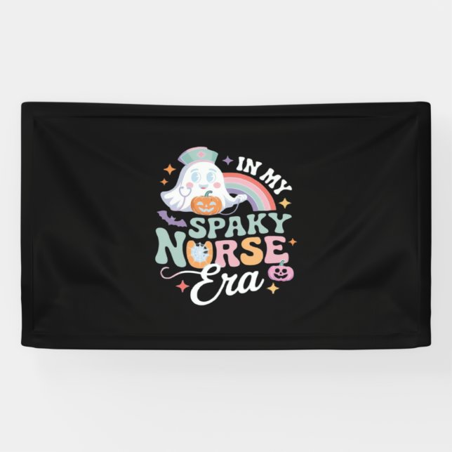In meiner leckeren Nursezeit Halloween-Trick oder  Banner (Horizontal)