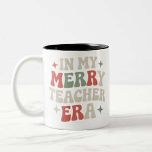 In meiner Lehrer-Ära Vorschullehrer-Leben Geschenk Zweifarbige Tasse