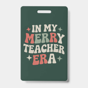 In meiner Lehrerära Geschenk für das Leben als Vor Ausweis