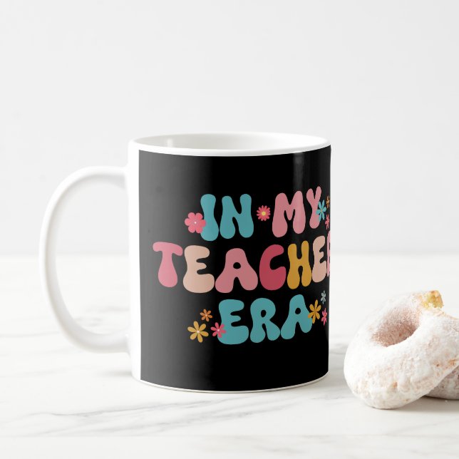In meiner Lehrerzeit Kaffeetasse (Mit Donut)