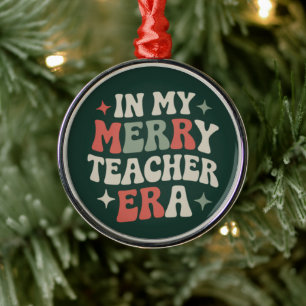 In meiner Lehrerzeit Lehrerin Vorschullehrer Leben Ornament Aus Metall