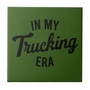 In meiner LKW-Ära Funny Trucker Fliese