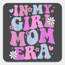 in meiner Mädchen-Mutter-Ära Retro Groovy Mutter L