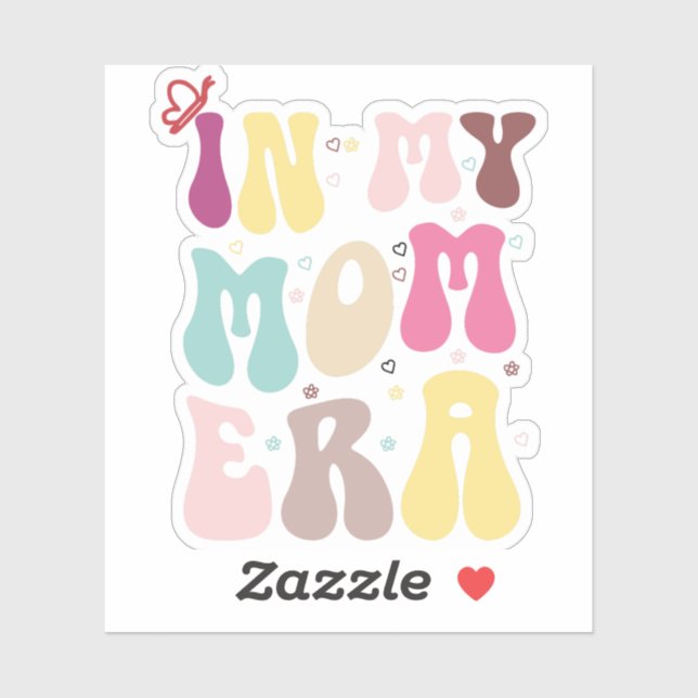 In meiner Mama Ära Sticker, Mama Aufkleber (Blatt)