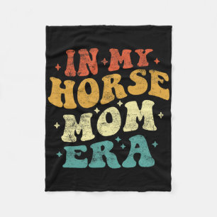 In meiner Mama Era Funny Horse Mama Vintag Mutter Fleecedecke