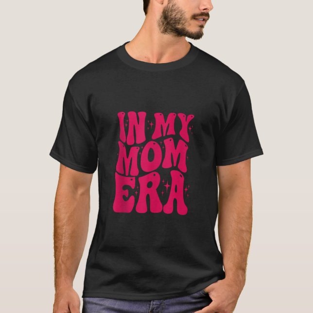 In meiner Mama Era Lover Groovy Groovy Mama Funny  T-Shirt (Vorderseite)
