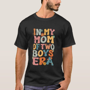 In meiner Mama von zwei Jungen Ära Groovy Mama von T-Shirt