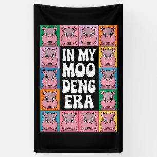 In meiner Moo-Deng-Ära Moo-Deng-Nilpferd-Liebhaber Banner