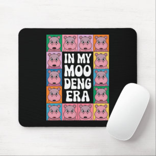 In meiner Moo-Deng-Ära Moo-Deng-Nilpferd-Liebhaber Mousepad