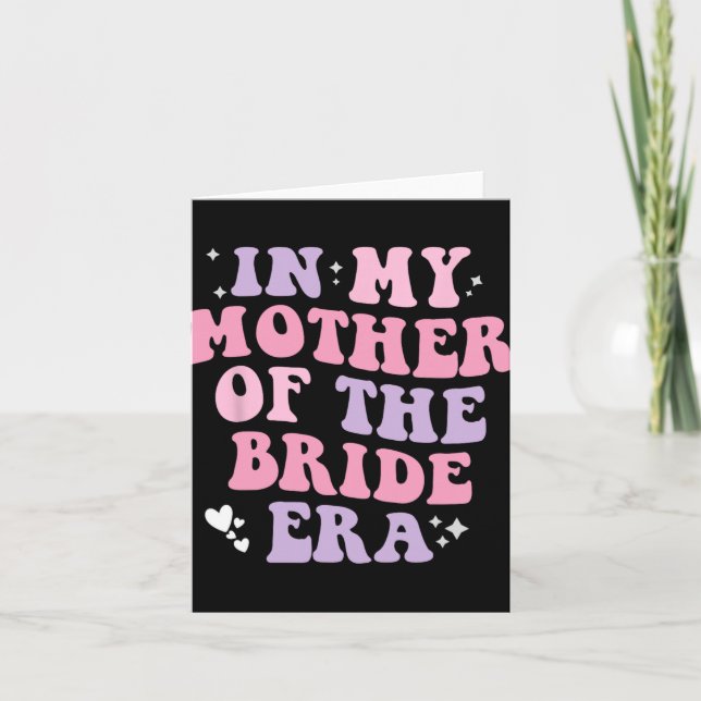 In meiner Mutter aus der Brautzeit Hochzeitfrauen  Karte (Vorderseite)