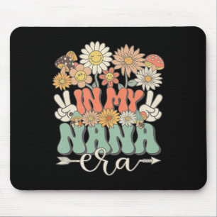 In meiner Nana Era florale Hippie Groovy Retro Mat Mousepad