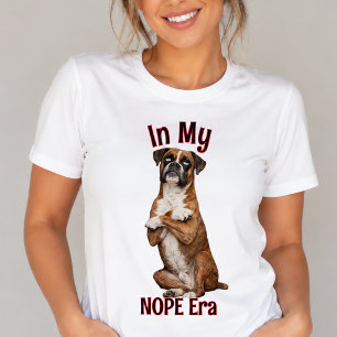 In Meiner Nope-Ära Lustige Boxer-Hunde-Einstellung T-Shirt