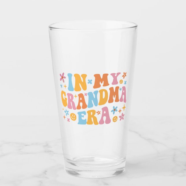 In meiner Oma-Ära I Glas (Vorderseite)