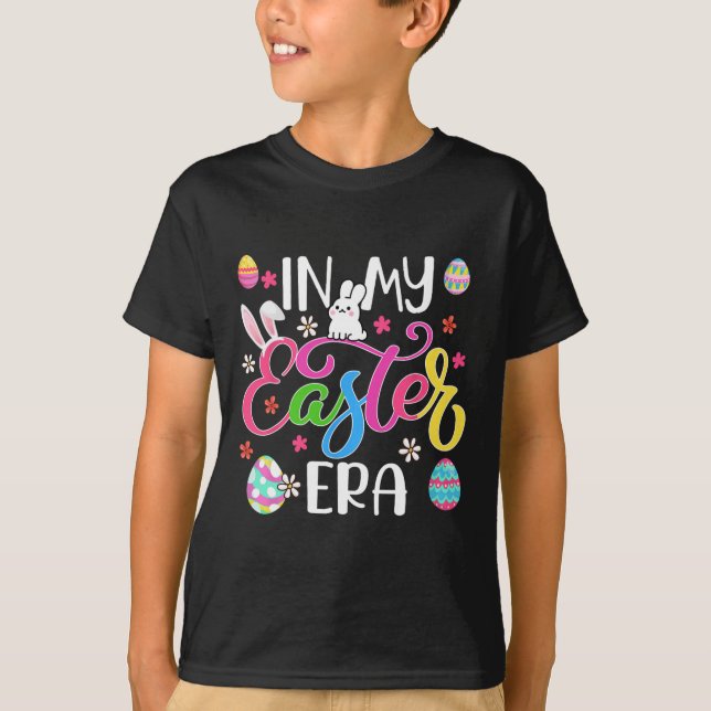 In meiner Osterzeit farbenfrohe Ostern Die sonnige T-Shirt (Vorderseite)