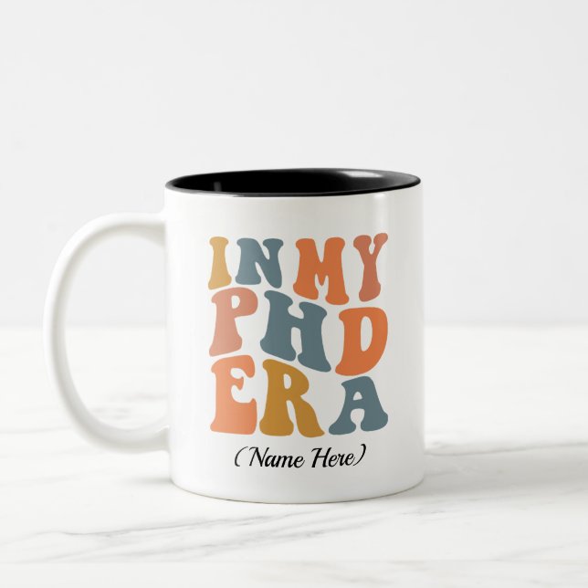 In meiner Phd-Zeit Zweifarbige Tasse (Links)
