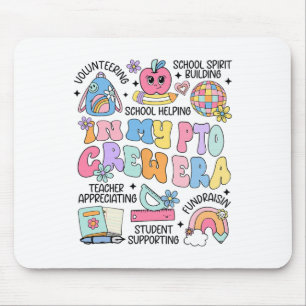 In meiner Pto-Crew-Ära Retro-Lehrer-Vereinigung Zu Mousepad