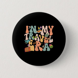 In Meiner Reisezeit-Flugzeug-Abenteuer-Tee In Mein Button