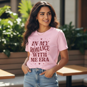 In Meiner Romanze Mit Mir Ära Retro Valentinstag T-Shirt