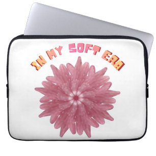 In meiner sanften Ära   Y2K-Ästhetik rosa Blumenku Laptopschutzhülle