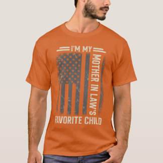 In meiner Schwiegermutter Lieblingskind USA-Flagge T-Shirt
