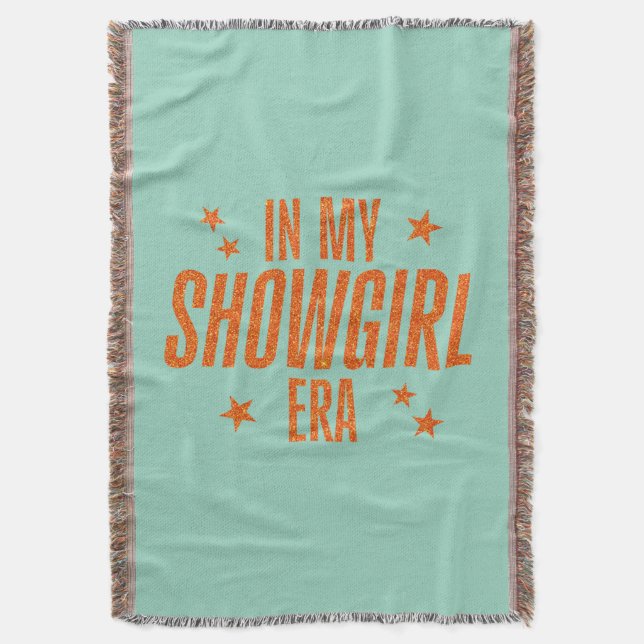 In meiner Showgirl-Ära Decke (Vorderseite Vertikal)