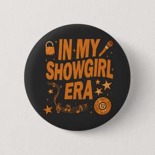 In Meiner Showgirl-Ära Grafik-Outfit Frauen Mädche Button