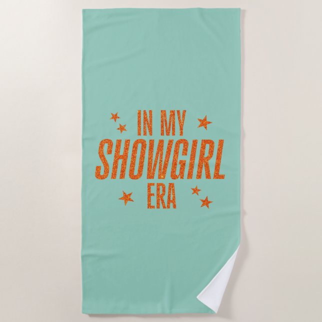 In meiner Showgirl-Ära Strandtuch (Vorderseite)