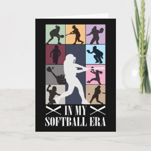 In meiner Softball-Ära Lustiges Softball-Mädchen S Karte