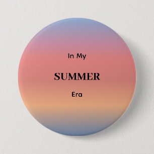 In Meiner Sommer-Ära Farbverlauf-Sonnenaufgang-Tas Button