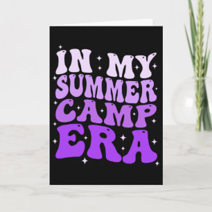 In meiner Sommercamp-Ära Groovy Lustig Camping Cam Karte