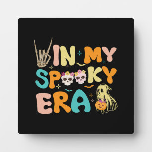 In meiner Spooky-Ära Spooky Jahreszeit Halloween Fotoplatte